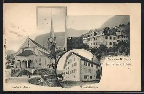 AK Stans, Winkelriedhaus, Collegium St. Fidelis, Kirche