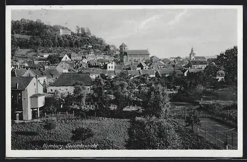 AK Homburg / Saar, Ortsansicht mit Kirche