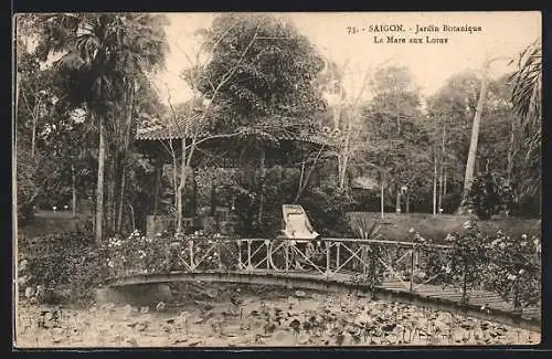 AK Saigon, Jardin Botanique, La Mare aux Lotus