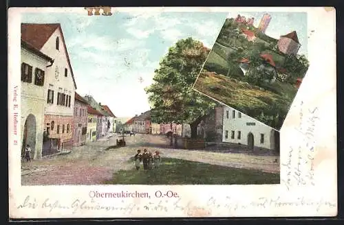 AK Oberneukirchen /O.-Oe., Strassenpartie, Ortspartie