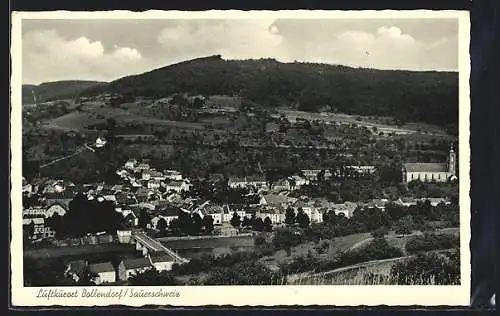 AK Bollendorf /Sauerschweiz, Gesamtansicht aus der Vogelschau