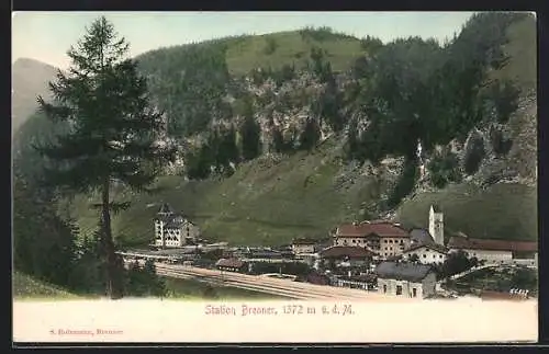 AK Brenner, Blick auf den Bahnhof