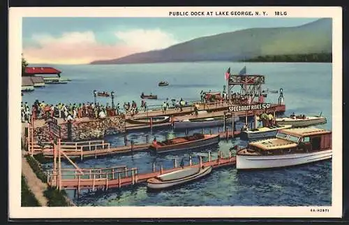 AK Lake George, NY, Public Dock