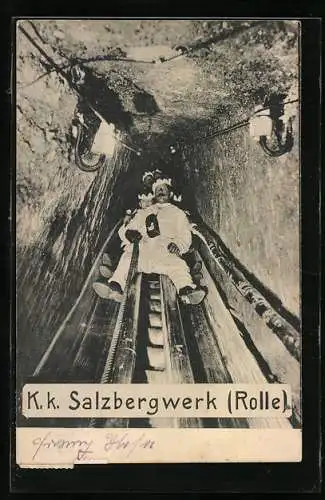 AK Dürnberg, Salzbergwerk, die Einfahrt