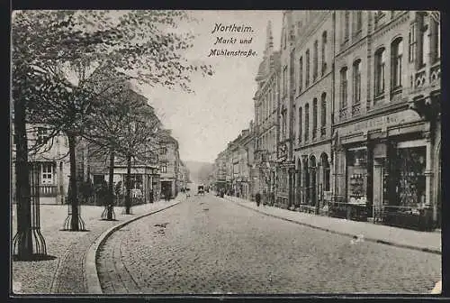 AK Northeim, Markt und Mühlenstrasse