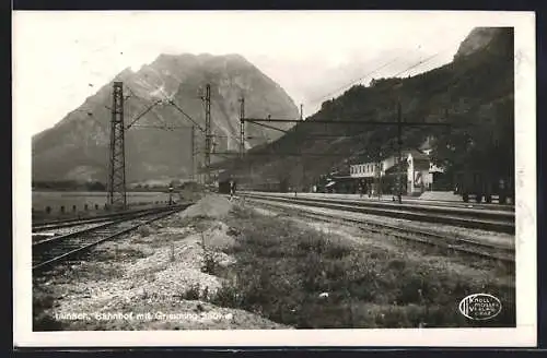 AK Stainach, Bahnhof mit Grimming