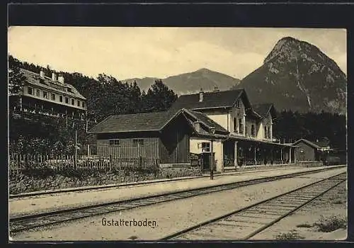 AK Gstatterboden, Bahnhof