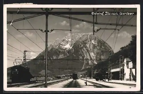 Foto-AK Stainach, Motiv vom Bahnhof