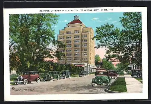 AK Traverse City, MI, Glimpse of Park Place Hotel