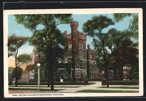 AK Chicago, IL, Mrs. Potter Palmer`s Residence