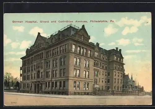 AK Philadelphia, PA, German Hospital, Girard and Corinthian Ave.