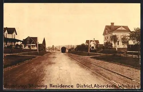 AK Aberdeen, WA, Broadway, Showing Residence