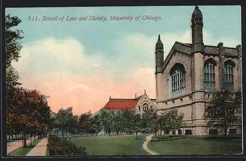AK Chicago, IL, School of Law and Divinity, University of Chicago