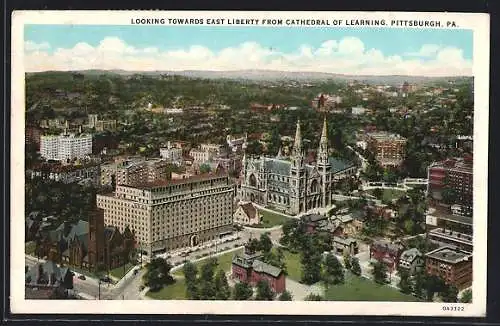 AK Pittsburgh, PA, Looking towards East Liberty from Cathedral of Learning