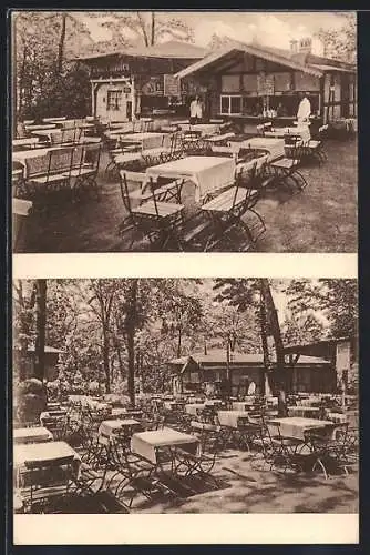 AK Berlin-Neukölln, Parkrestaurant zum alten Schiessstand, Hasenheide 96