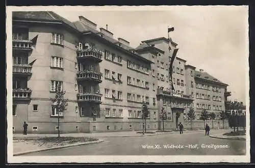 AK Wien, Gemeindebau Widholz-Hof, Greifgasse