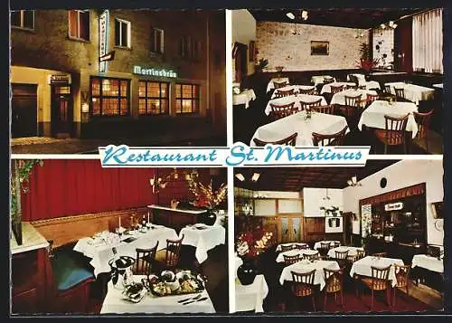 AK Hanau /Main, Restaurant St. Martinus, Lindenstrasse 4-6