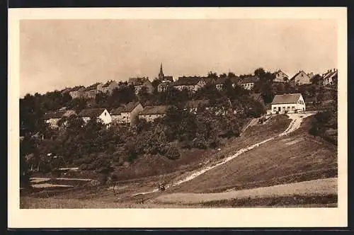 AK Elversberg /Saar, Ortsansicht auf dem Hügel