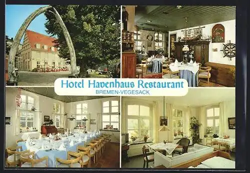 AK Bremen-Vegesack, Hotel Havenhaus, Am Vegesacker Hafen 12