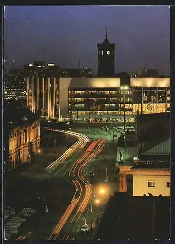 AK Berlin, Blick zum Palast der Republik