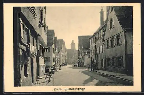 AK Aalen, Blick in die Mittelbachstrasse