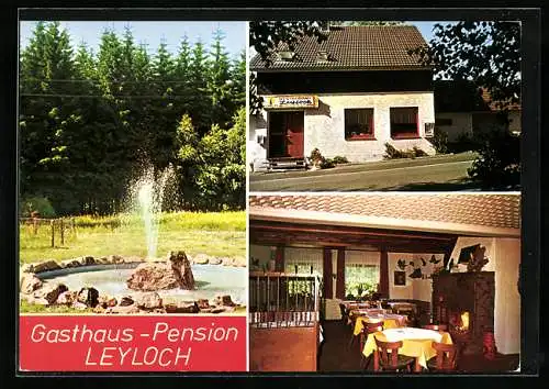 AK Monschau-Kalterherberg /Eifel, Restaurant und Hotel-Pension Leyloch