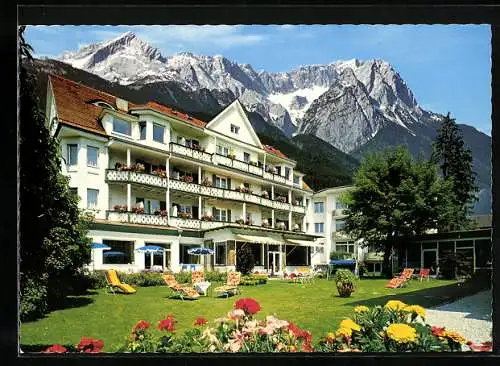 AK Garmisch-Partenkirchen, Hotel Wittelsbach, von Brugstrasse 24