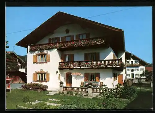 AK Unterammergau, Gästehaus Nik. u. Leni Luttenbach, Pürschlingstr. 15