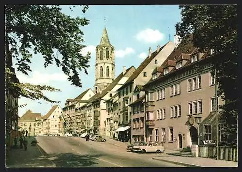 AK Rottweil am Neckar, Hochbrücktorstrasse mit Bad-Hotel