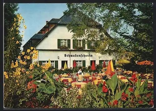 AK Insel Mainau im Bodensee, Gasthaus Schwedenschenke