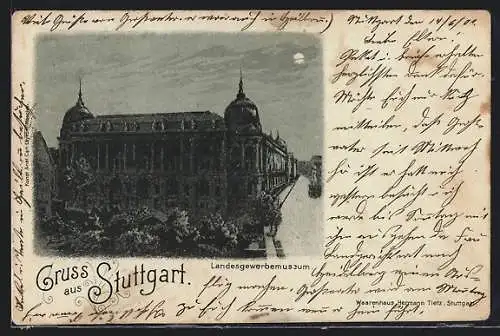 Mondschein-Lithographie Stuttgart, Landesgewerbemuseum