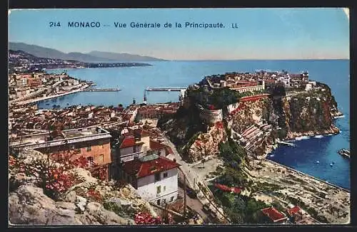 AK Monaco, Vue Générale de la Principauté