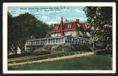 AK New York, NY, Hunter Island Inn, Pelham Bay Park, A. E. MacLean, Prop.