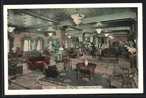 AK Atlantic City, NJ, Lobby of the Seaside Hotel