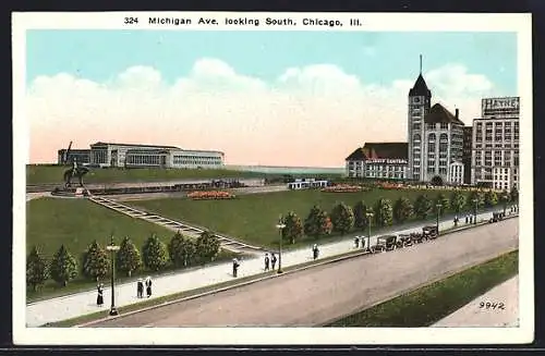 AK Chicago, IL, Michigan Ave. looking South