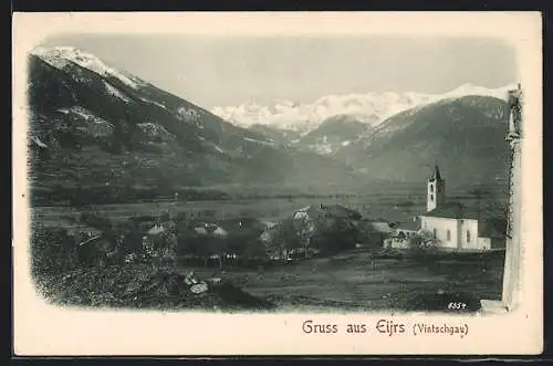 AK Eyrs /Vintschgau, Ort im idyllischen Tal