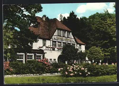 AK Dünsen / Harpstedt, Am Hotel Waldfrieden