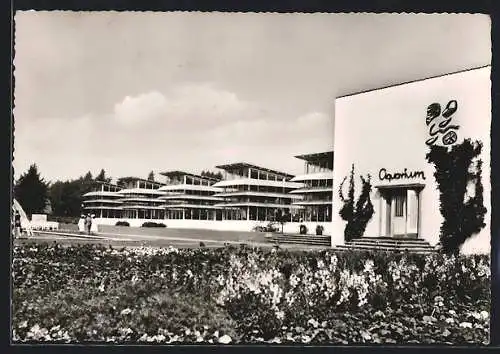 AK Essen, Gruga-Park, Aquarium mit Pflanzenschauhaus