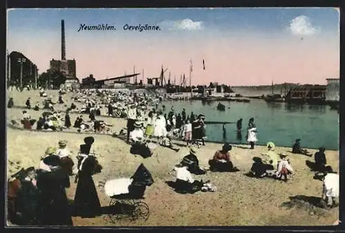 AK Neumühlen, Strandpartie in Oevelgönne