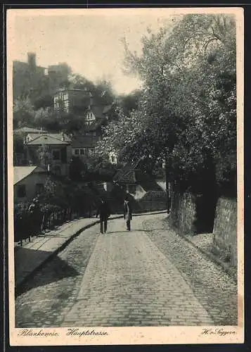 AK Hamburg-Blankenese, Hauptstrasse