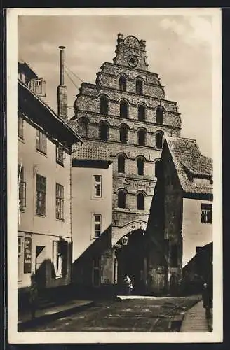 AK Stralsund, Blick auf das Semlower Tor