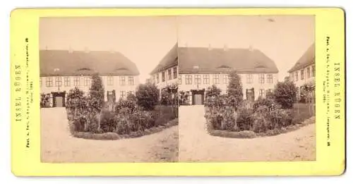 Stereo-Fotografie Sophus Williams, Berlin, Ansicht Bergen / Rügen, Stift der adligen Damen