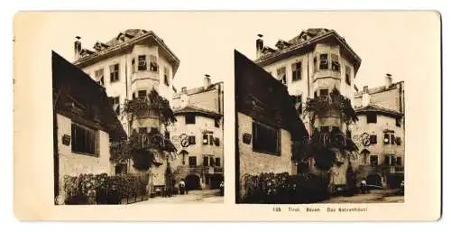 Stereo-Fotografie NPG, Berlin, Ansicht Bozen, Blick auf das Restaurant Batzenhäusl