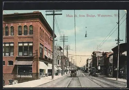 AK Watertown, Main St. from Bridge