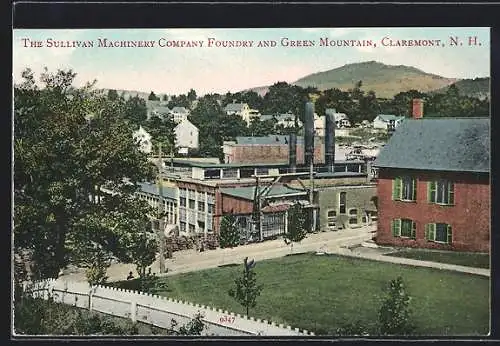 AK Claremont, NH, The Sullivan Machinery Company Foundry and Green Mountain