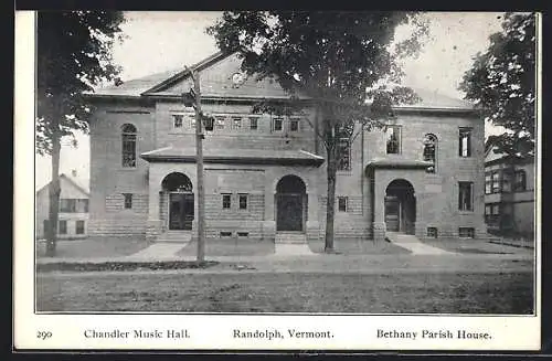 AK Randolph, VT, Chandler Music Hall, Bethany Parish House