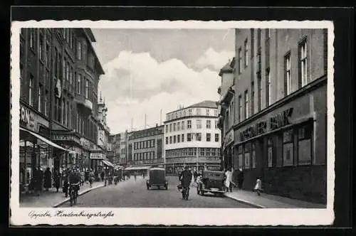 AK Oppeln, Dresdner Bank in der Hindenburgstrasse