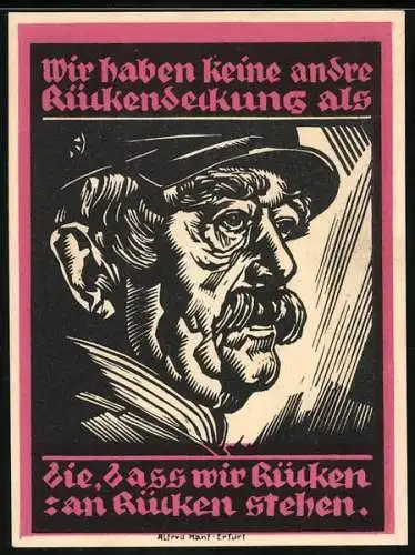 Notgeld Genthin 1921, 5 Mark, Bismarck