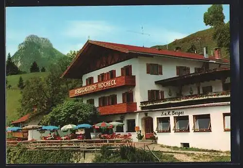 AK Oberaudorf am Inn, Berggasthof - Pension - Cafe Hocheck