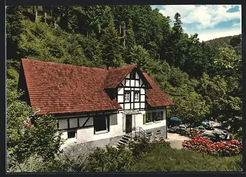AK Baden-Baden, Gasthaus Bütthof beim Geroldsauer Wasserfall